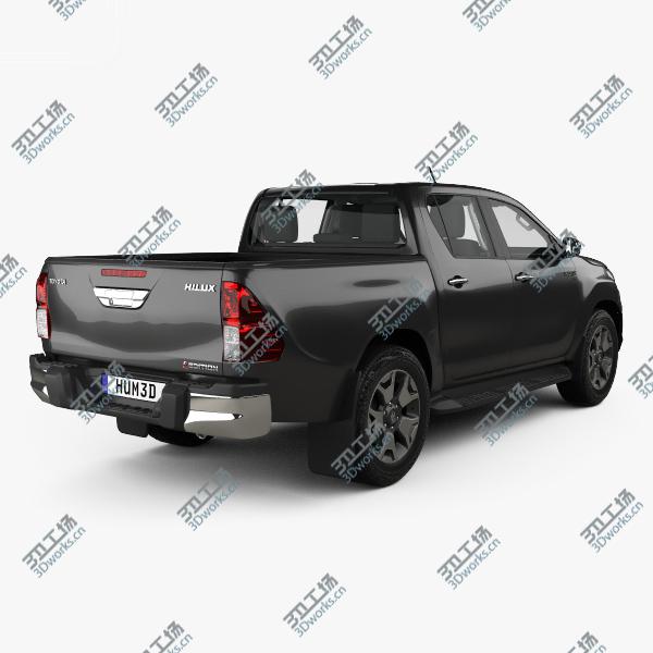 images/goods_img/2021040164/3D Toyota Hilux Double Cab L-edition with HQ interior 2019 model/2.jpg